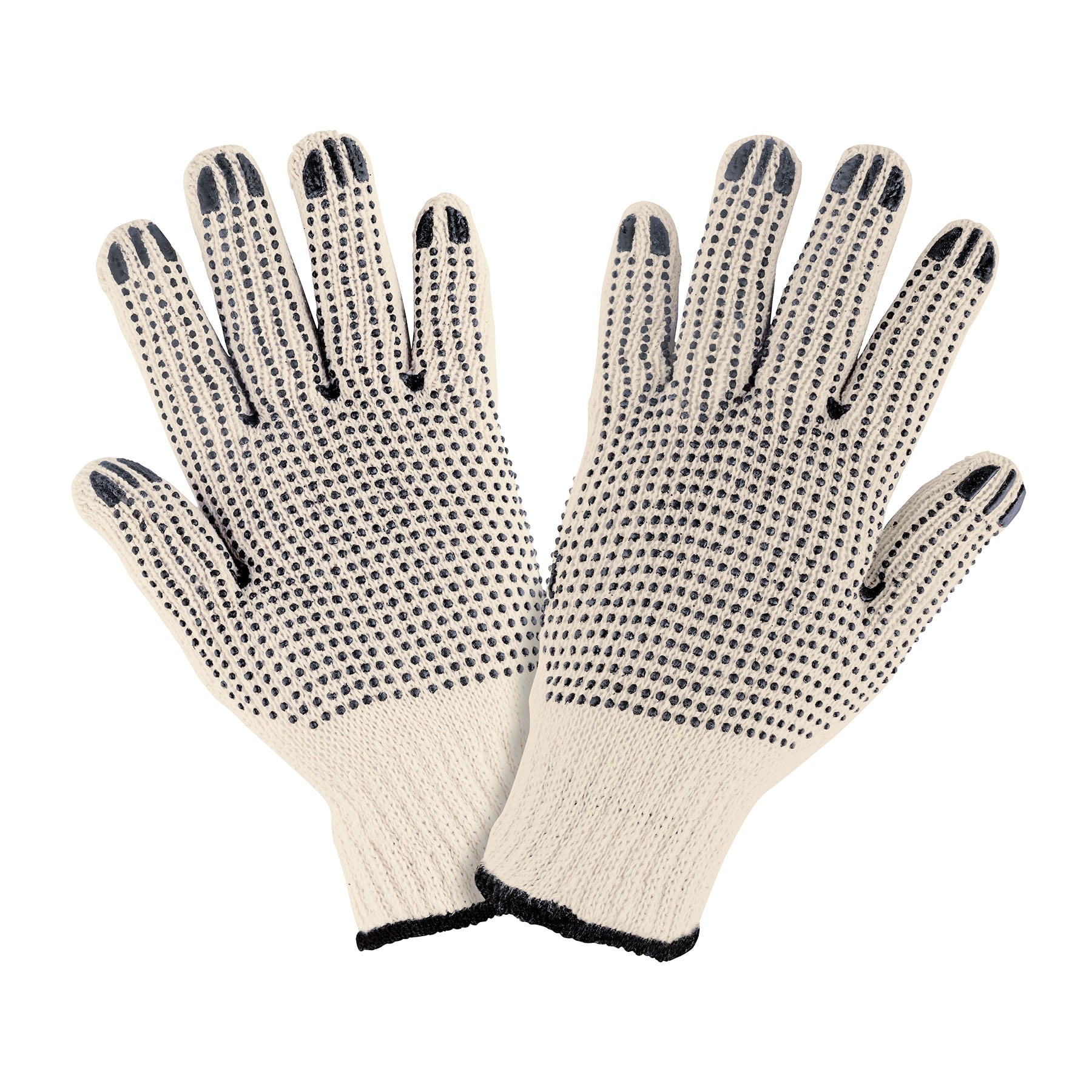 Guantes de algodón con puntos de PVC en palma y dorso,Pretul GU-425 21830 MM00