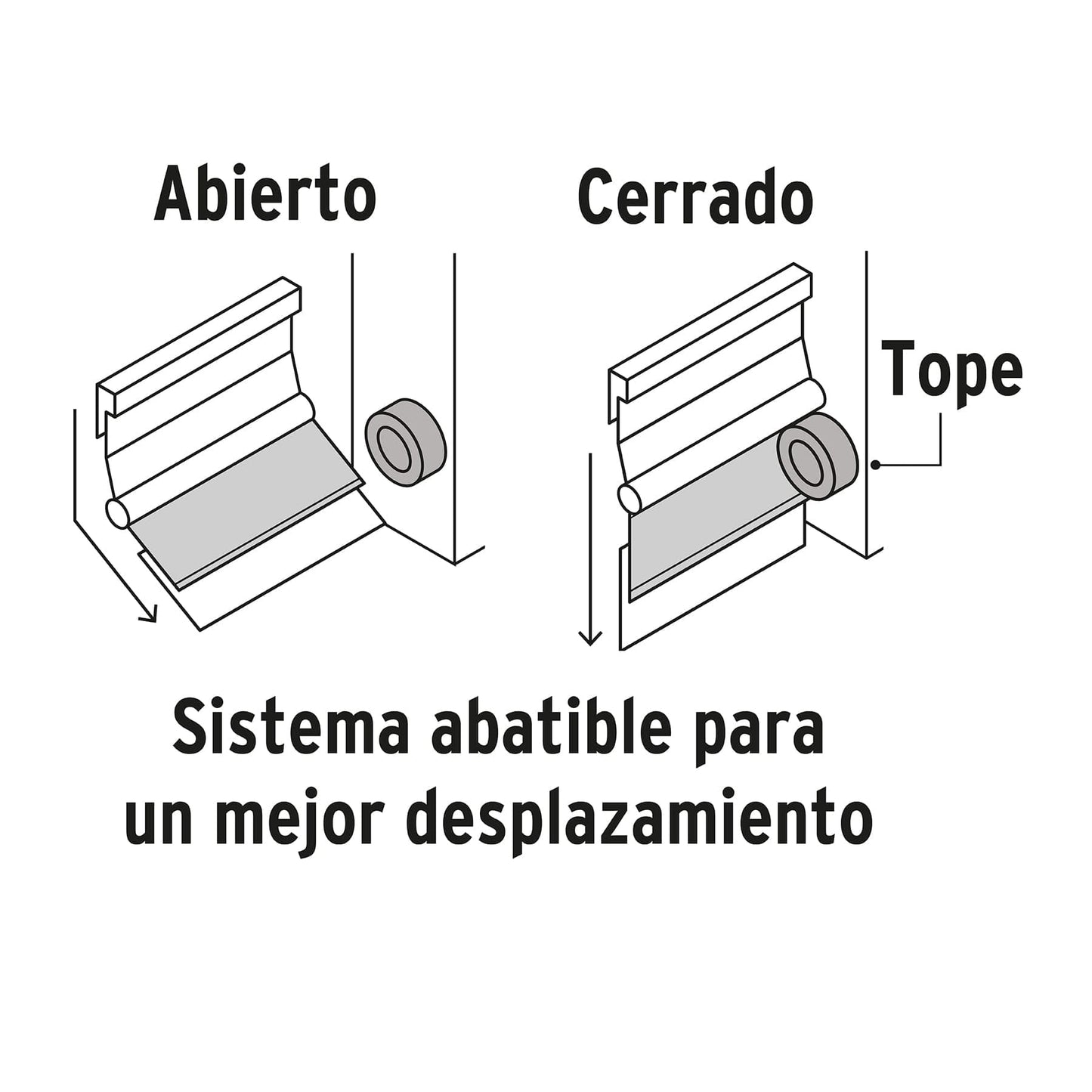 Guardapolvo automático 100 cm aluminio, Hermex GUPO-100AA 49884 MM0