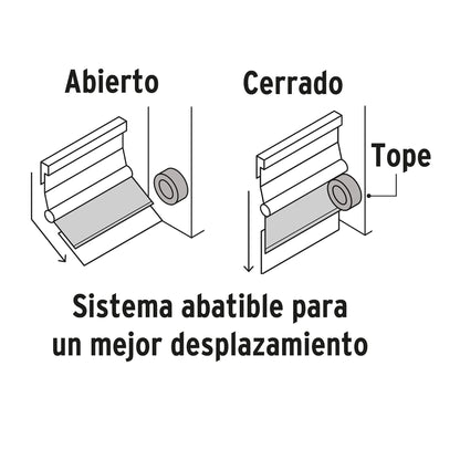 Guardapolvo automático 100 cm negro, Hermex GUPO-100AN 49894 MM0