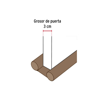 Guardapolvo con funda 100 cm, café, Hermex GUPO-101 46363 MM00