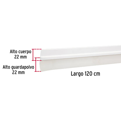 Guardapolvo fijo de 120 cm, blanco, Hermex GUPO-120B 43035 MM0