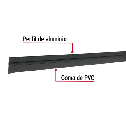 Guardapolvo fijo de 120 cm, negro, Hermex GUPO-120N 43037 MM0