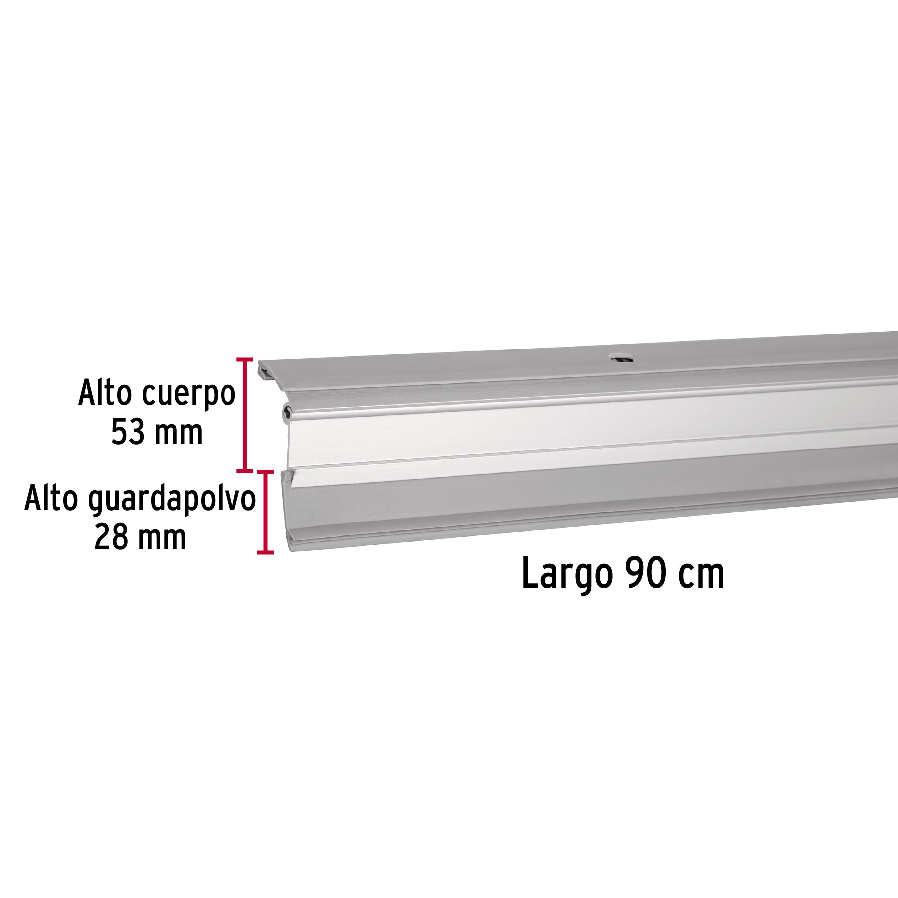 Guardapolvo automático 90 cm aluminio, Hermex GUPO-90AA 49883 MM0