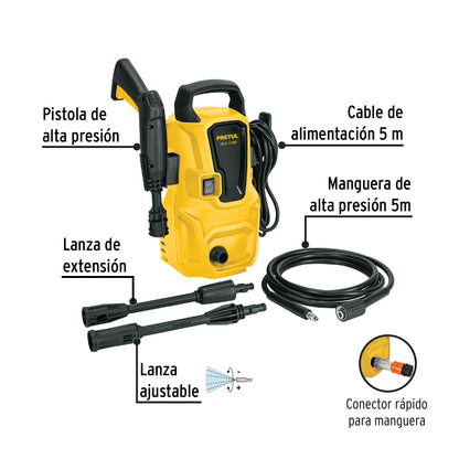 Hidrolavadora eléctrica 1350 PSI, Pretul HILA-1350P 29004 MM00