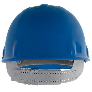 CASCO DE SEGURIDAD TIPO CACHUCHA, COLOR AZUL