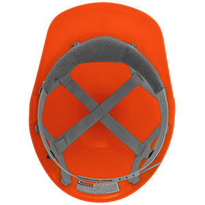 CASCO DE SEGURIDAD TIPO CACHUCHA, COLOR NARANJA