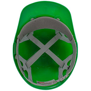 CASCO DE SEGURIDAD TIPO CACHUCHA, COLOR VERDE