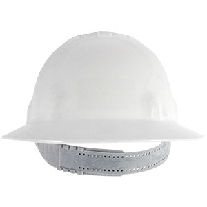 CASCO DE SEGURIDAD TIPO ALA ANCHA, COLOR BLANCO