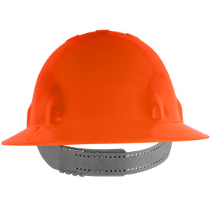 CASCO DE SEGURIDAD TIPO ALA ANCHA, COLOR NARANJA