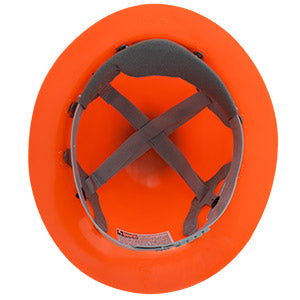 CASCO DE SEGURIDAD TIPO ALA ANCHA, COLOR NARANJA