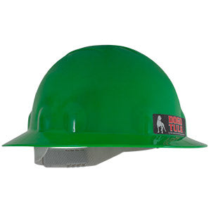 CASCO DE SEGURIDAD TIPO ALA ANCHA, COLOR VERDE