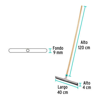 Jalador de lámina reforzada de 40 cm, Klintek JALI-40A 57018 MM1