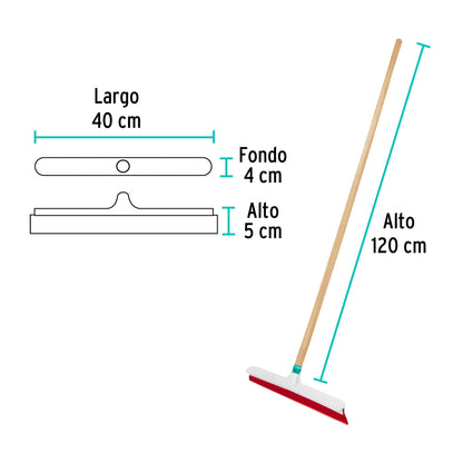 Jalador de plástico de 40 cm, Klintek JALI-40 57017 MM1