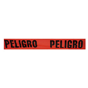 CINTA DELIMITADORA DE ÁREA COLOR ROJO "PELIGRO"