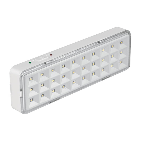 Lámpara de emergencia de 30 Leds, 220 lm recargable, Volteck LAE-30 43007 MM0