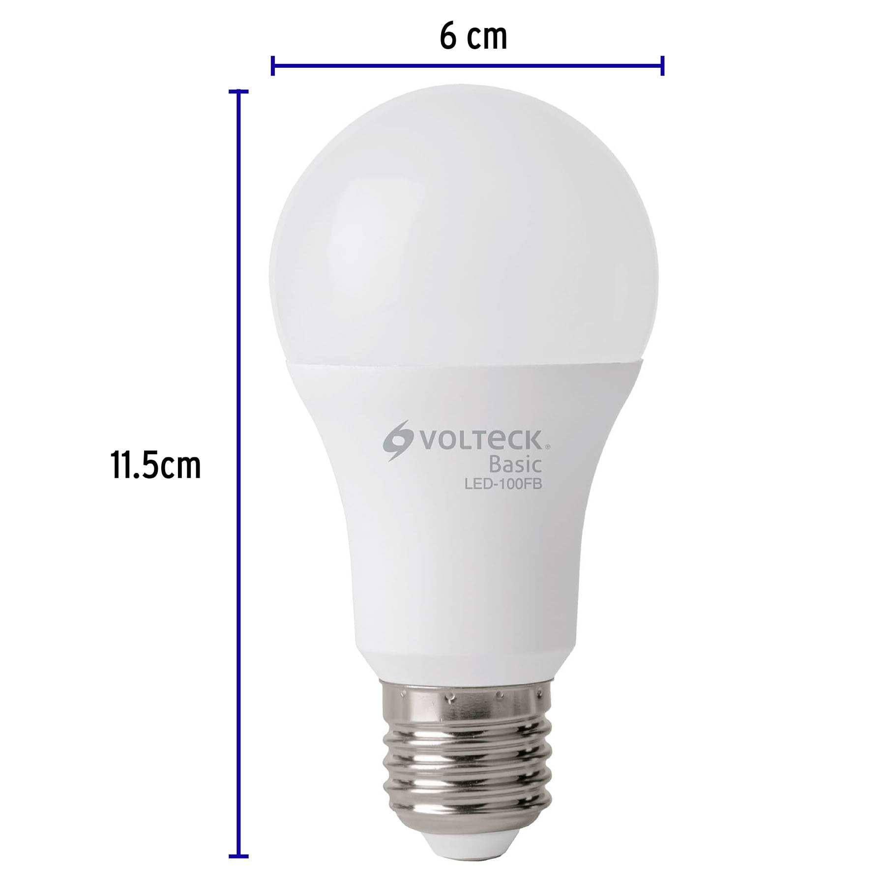 Pack de 4 lámparas LED A19 14 W (equiv. 75 W), luz de día LED-100FBX4 28007 MM1