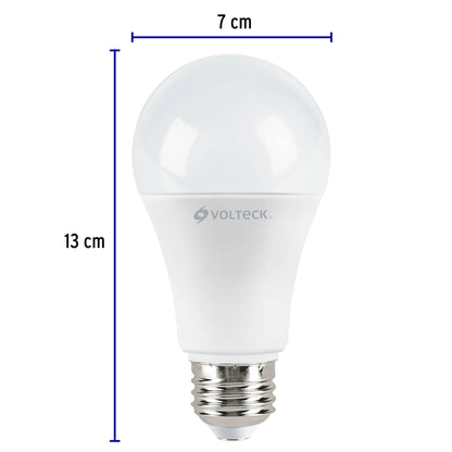 Pack de 4 lámparas LED A19 14 W (equiv. 100 W), luz de día LED-100FX4 48128 MM1