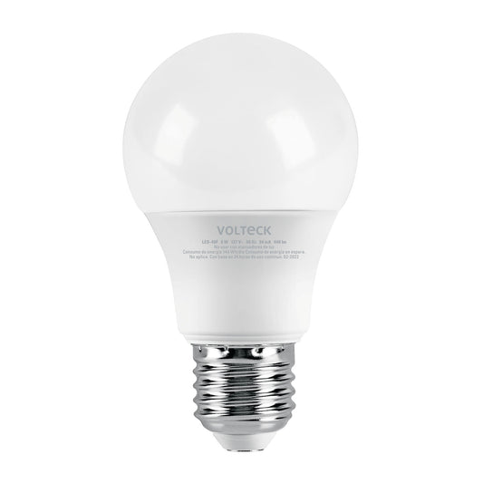 Lámpara LED A19 6 W (equiv. 40 W) luz de día blíster Volteck LED-40F 46856 MM1