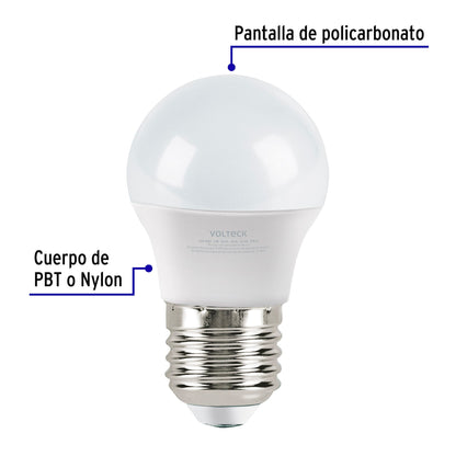 Pack de 4 lámparas LED A19 8 W (equiv. 60 W), luz cálida LED-60CBX4 27210 MM1