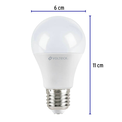 Pack de 4 lámparas LED A19 9 W (equiv. 60 W), luz cálida LED-60CX4 48085 MM1