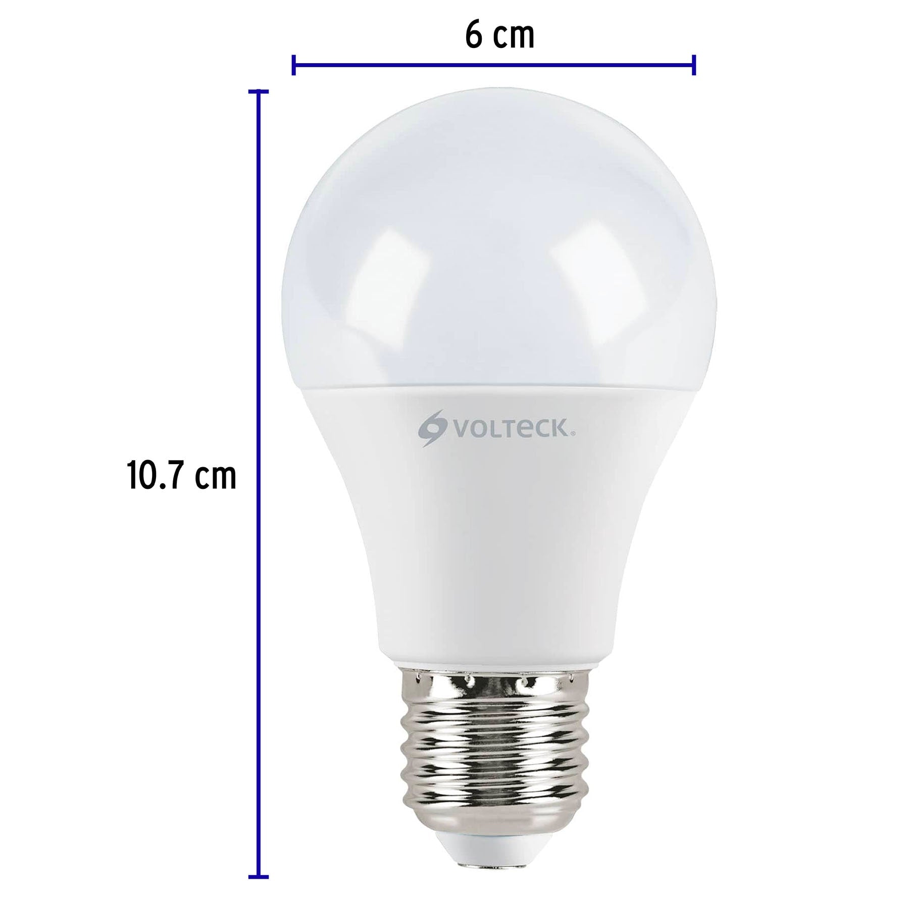 Pack de 4 lámparas LED A19 9 W (equiv. 60 W), luz de día LED-60FX4 46864 MM1