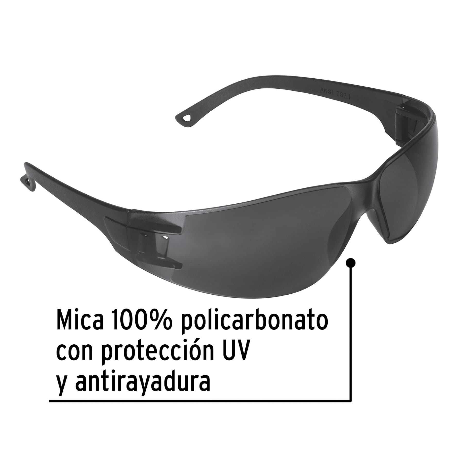 Lentes de seguridad grises, Pretul Lite LEN-SN-P 20402 MM00