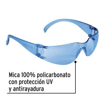 Lentes de seguridad azules, Pretul Lite LEN-SZ-P 26009 MM00