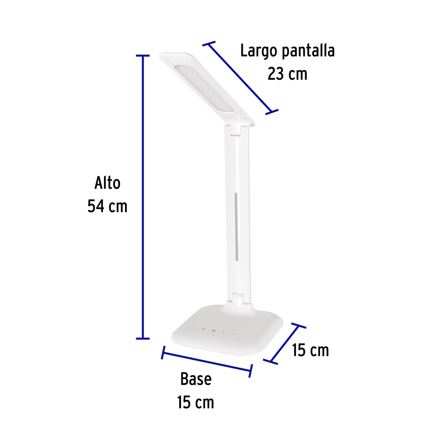 Lámpara de LED 8W 5 niveles de iluminación para escritorio LES-300L 49323 MM0