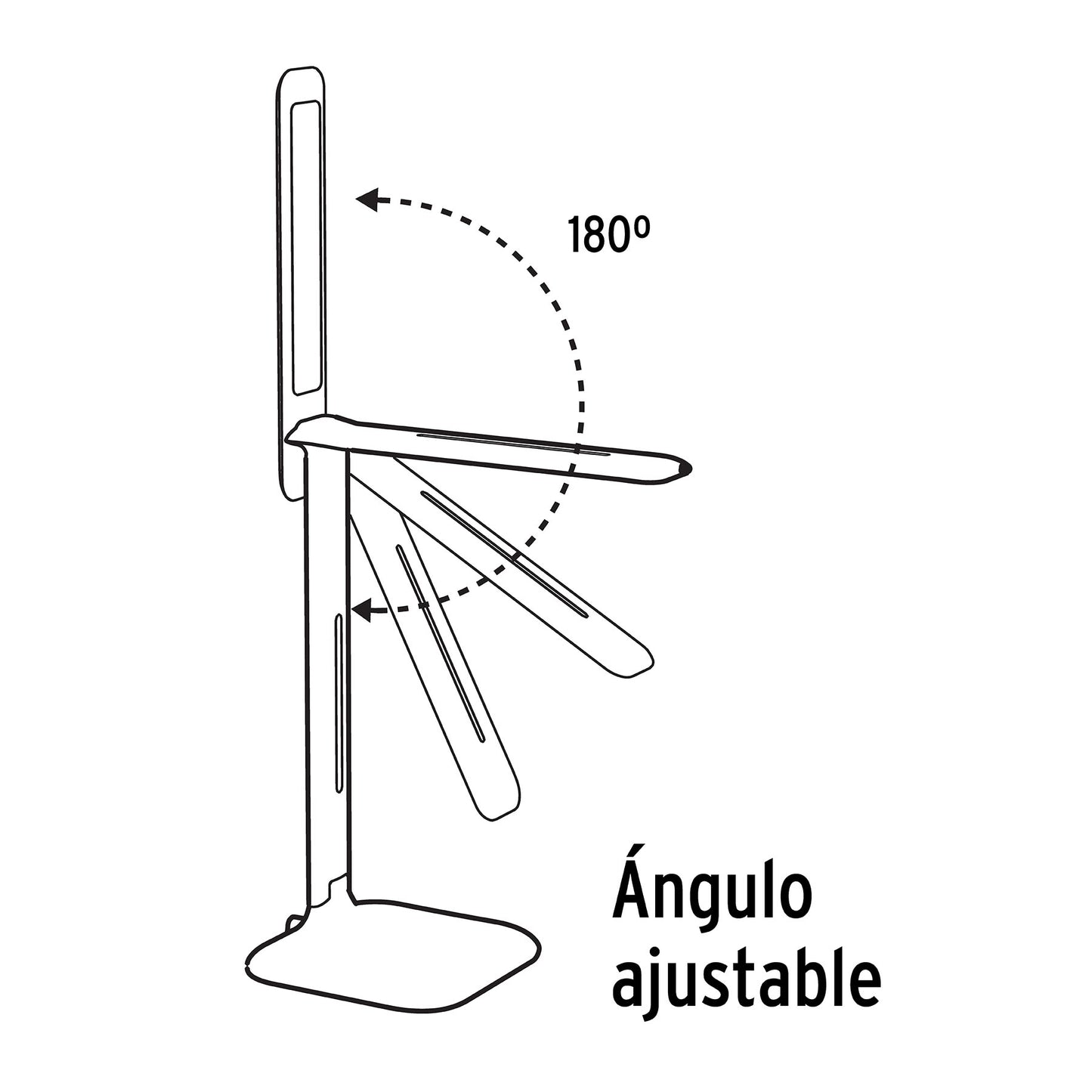 Lámpara de LED 8W 5 niveles de iluminación para escritorio LES-300L 49323 MM0