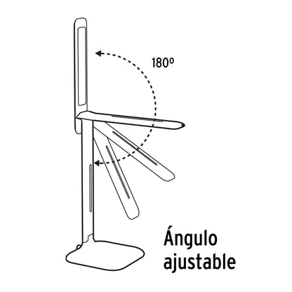 Lámpara de LED 8W 5 niveles de iluminación para escritorio LES-300L 49323 MM0