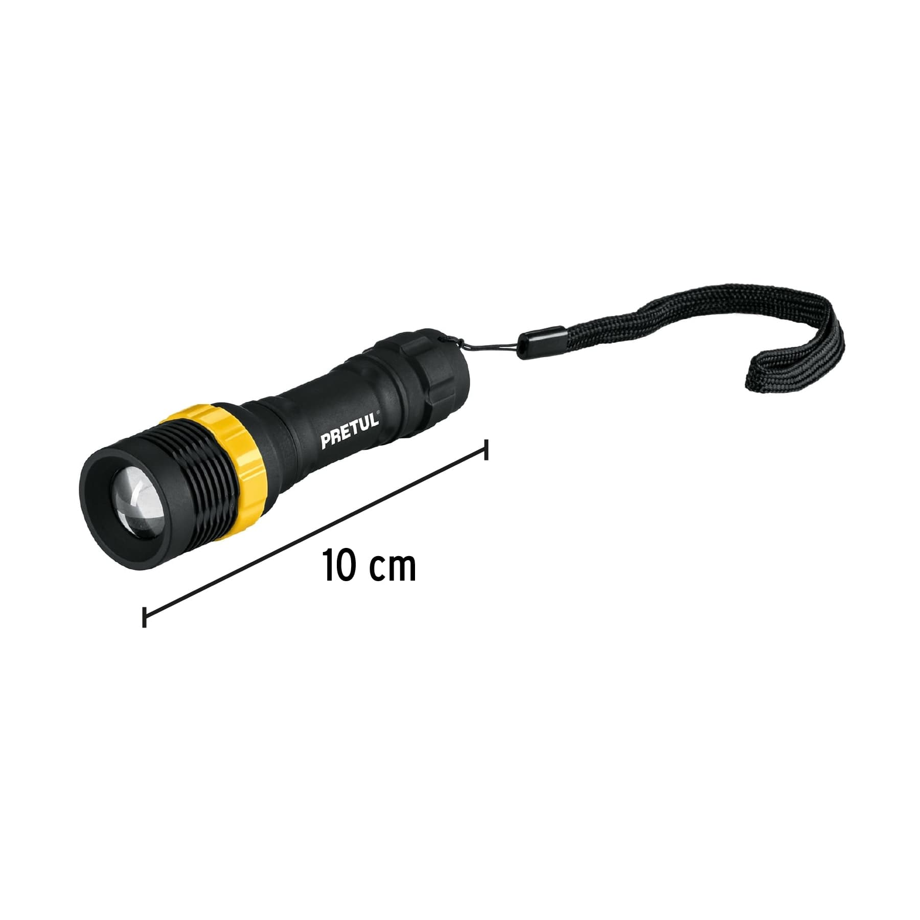 Linterna plástica 1 LED 40 lm de 1 pila AA, Pretul LIPLA-40P 28019 MM0