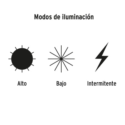 Linterna LED recargable de aluminio 310 lm, Truper Expert LIXR-2AA 16777 MM0