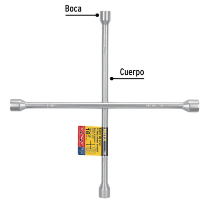 Llave de cruz 18' galvanizada, Pretul LLCR-18P 21801 MM0