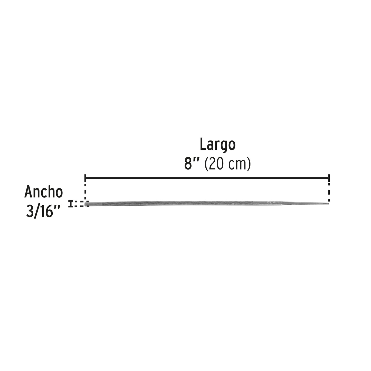 Lima para motosierra 3/16', Pretul LMO-3/16P 24491 MM00