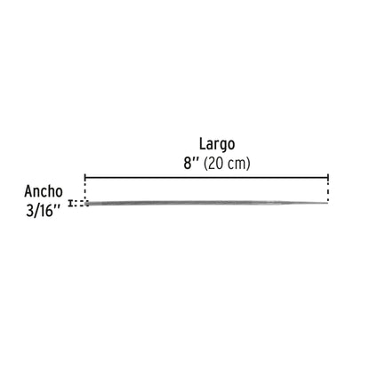 Lima para motosierra 3/16', Pretul LMO-3/16P 24491 MM00