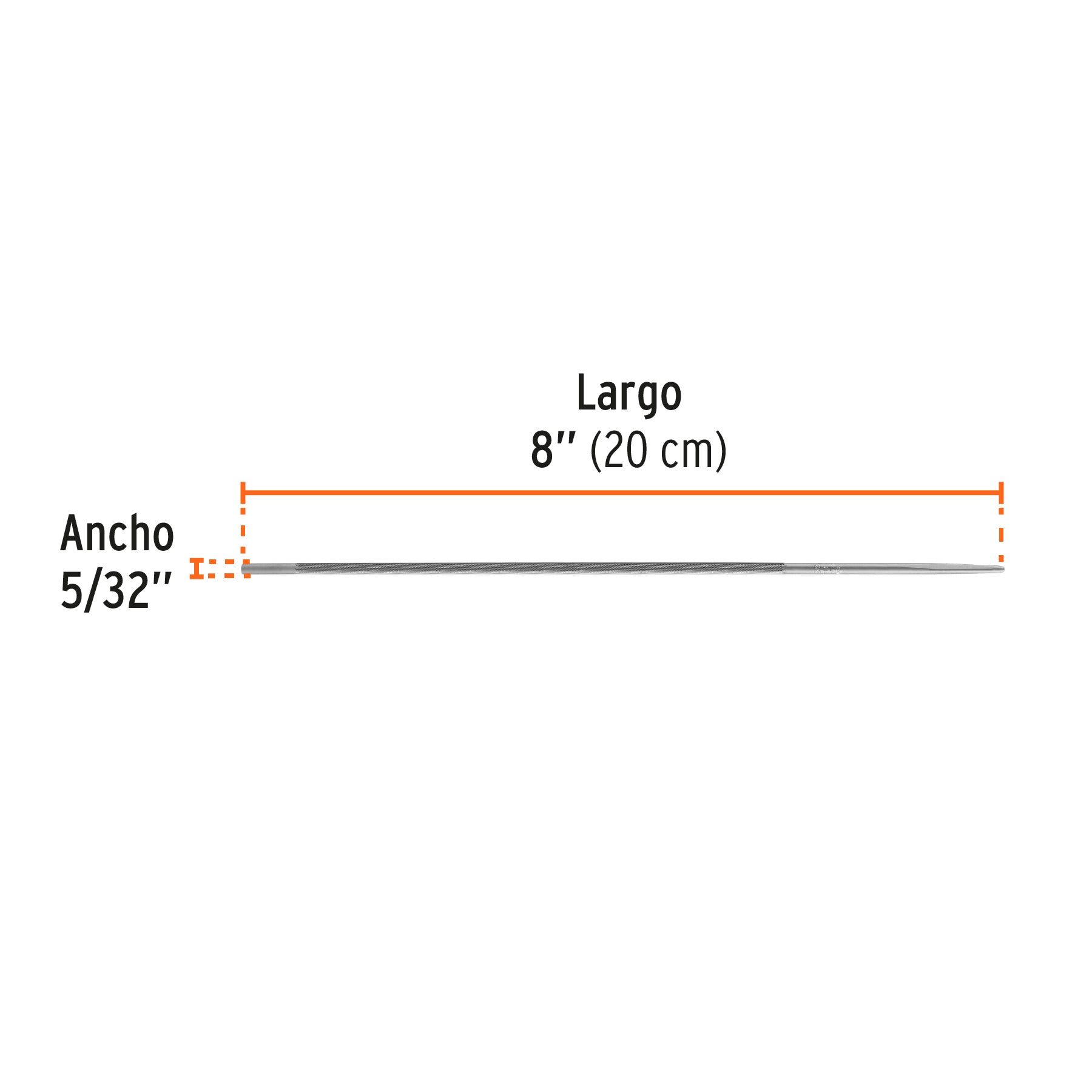 Lima profesional para motosierra, 5/32', Truper Expert LMO-5/32X 15164 MM00