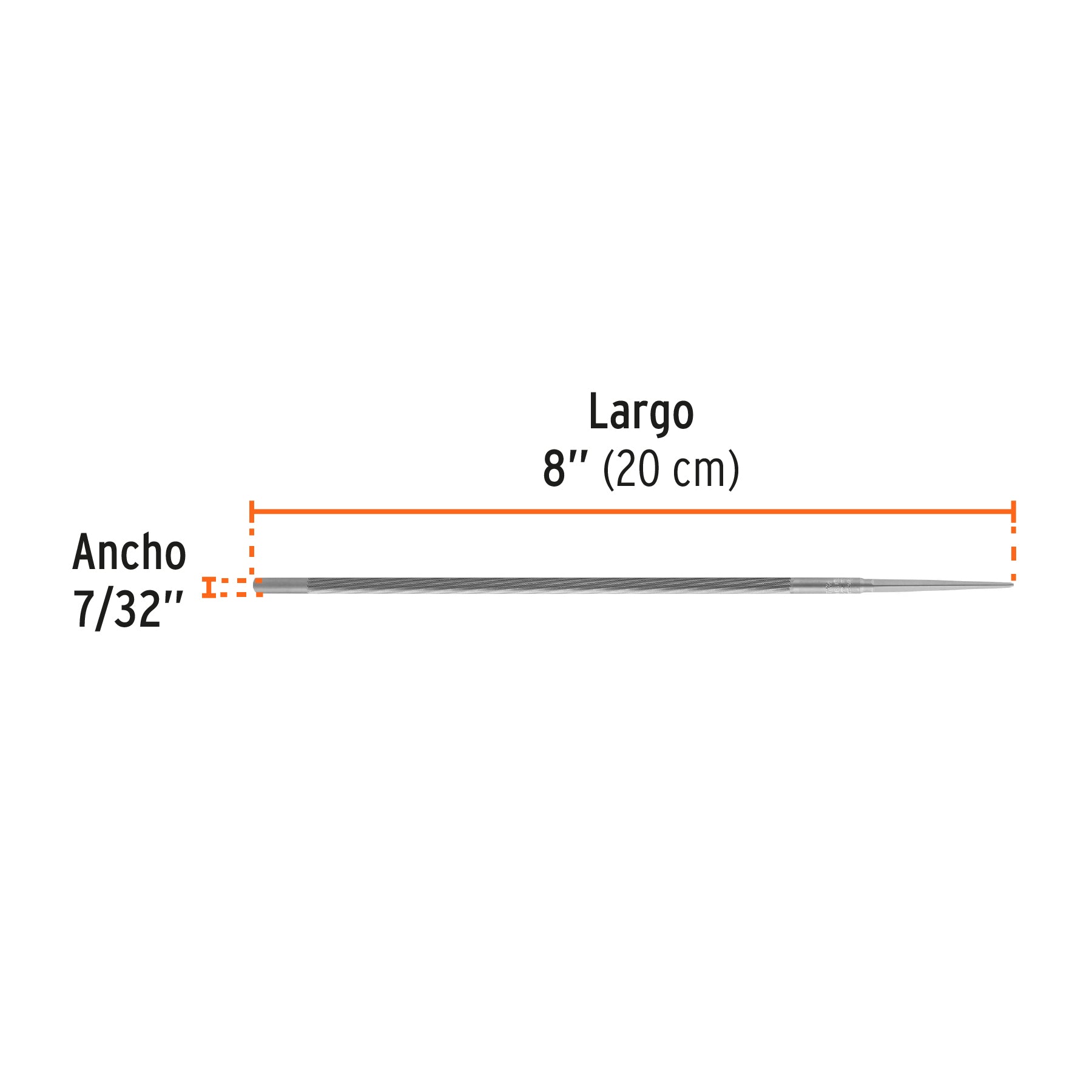 Lima profesional para motosierra, 7/32', Truper Expert LMO-7/32X 15168 MM00