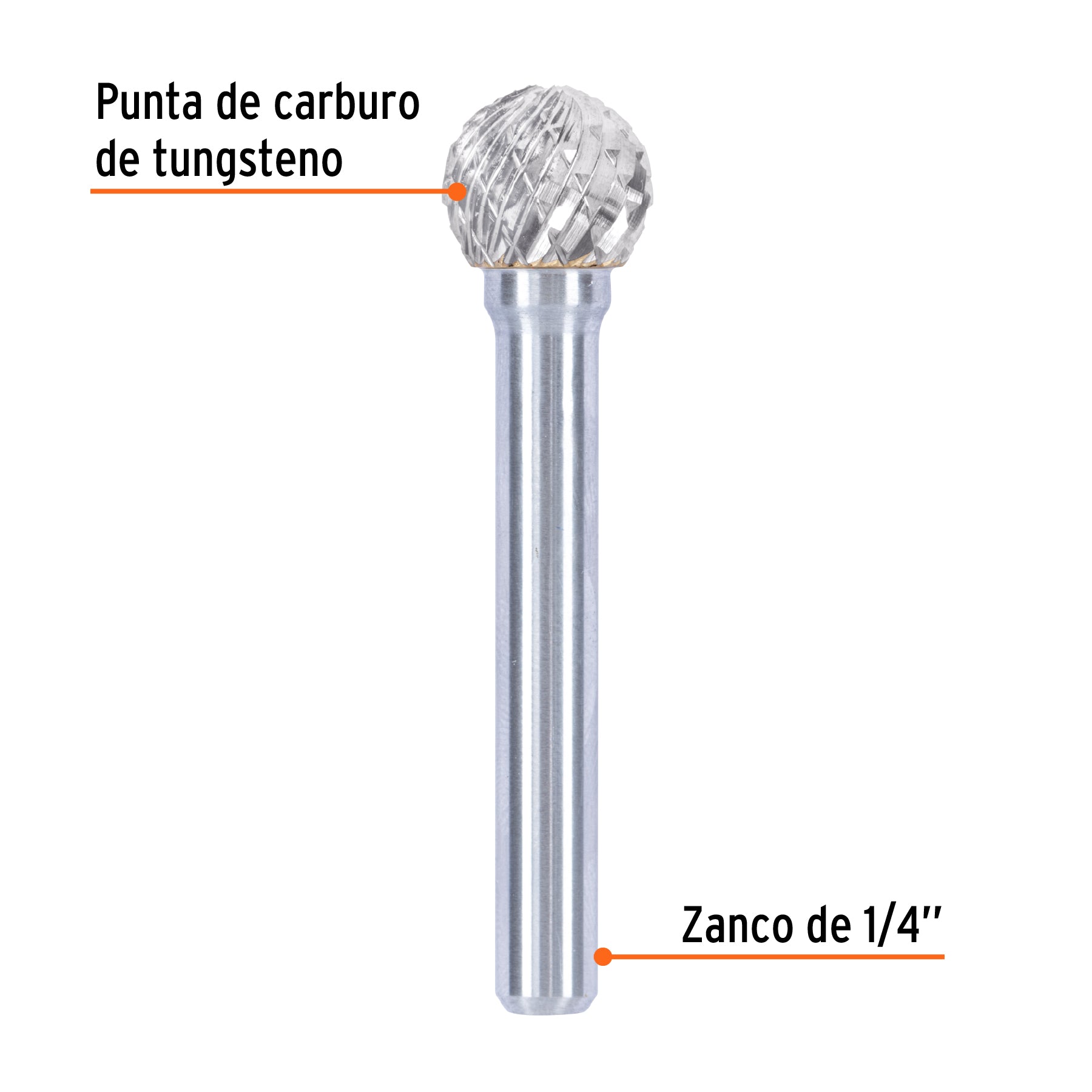 Lima rotativa esférica 1/2, SD-5, Truper LR-SD5 103481 MM00