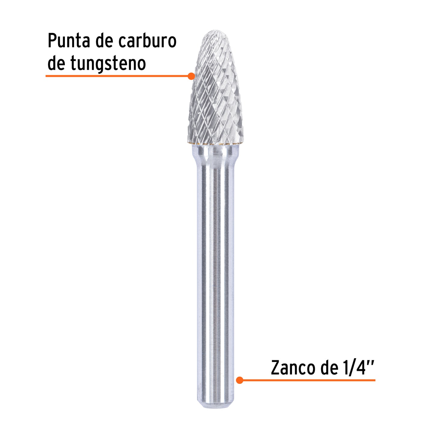 Lima rotativa árbol punta redonda 3/8, SF-3, Truper LR-SF3 103482 MM00