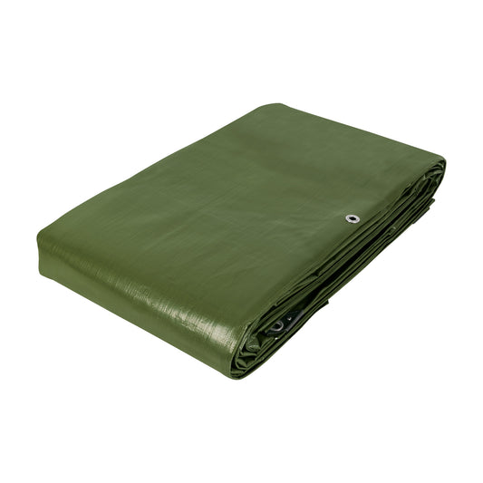 Lona uso rudo, verde olivo, 6 X 9 m, Truper Expert LT-69X 16378 MM0