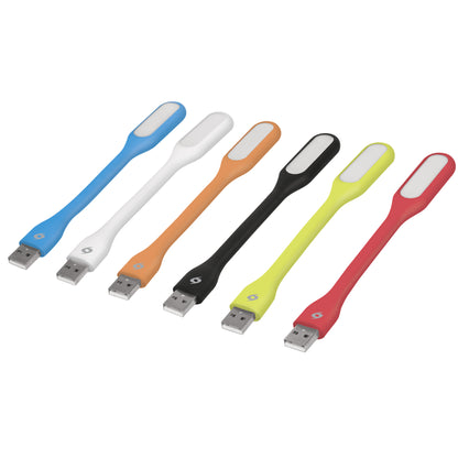 Mini-lámpara flexible de 5 LEDs 1W para puerto USB, Volteck LUZ-USB 46865 MM00