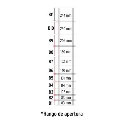 Rollo 50 m x 1.4 m de malla borreguera de acero galvanizado MAGA-50X14 42861 MM0