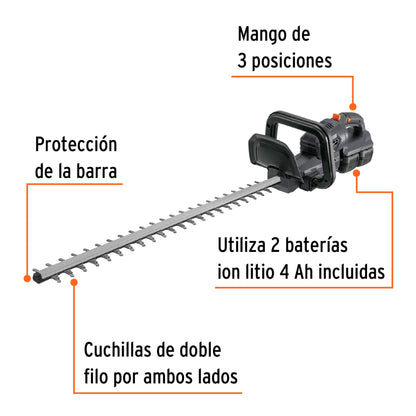 Cortasetos inalámbrico 1/2', 40 V, Truper MAX MAX-40C 102490 MM1