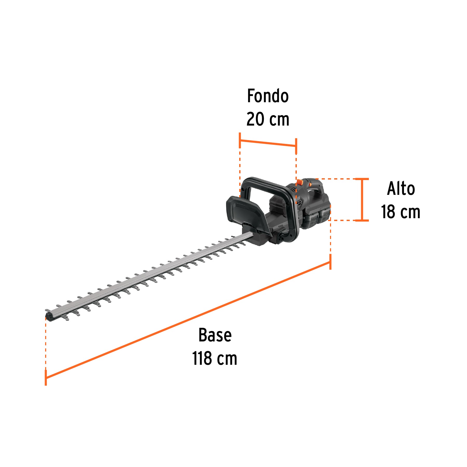 Cortasetos inalámbrico 1/2', 40 V, Truper MAX MAX-40C 102490 MM1