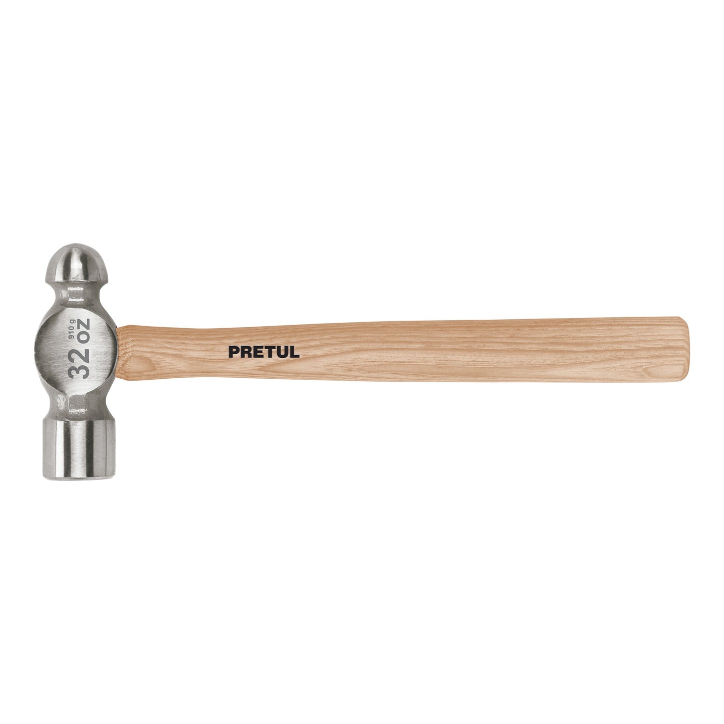 Martillo pulido de bola 32 oz mango madera, Pretul MB-32P 22660 MM0