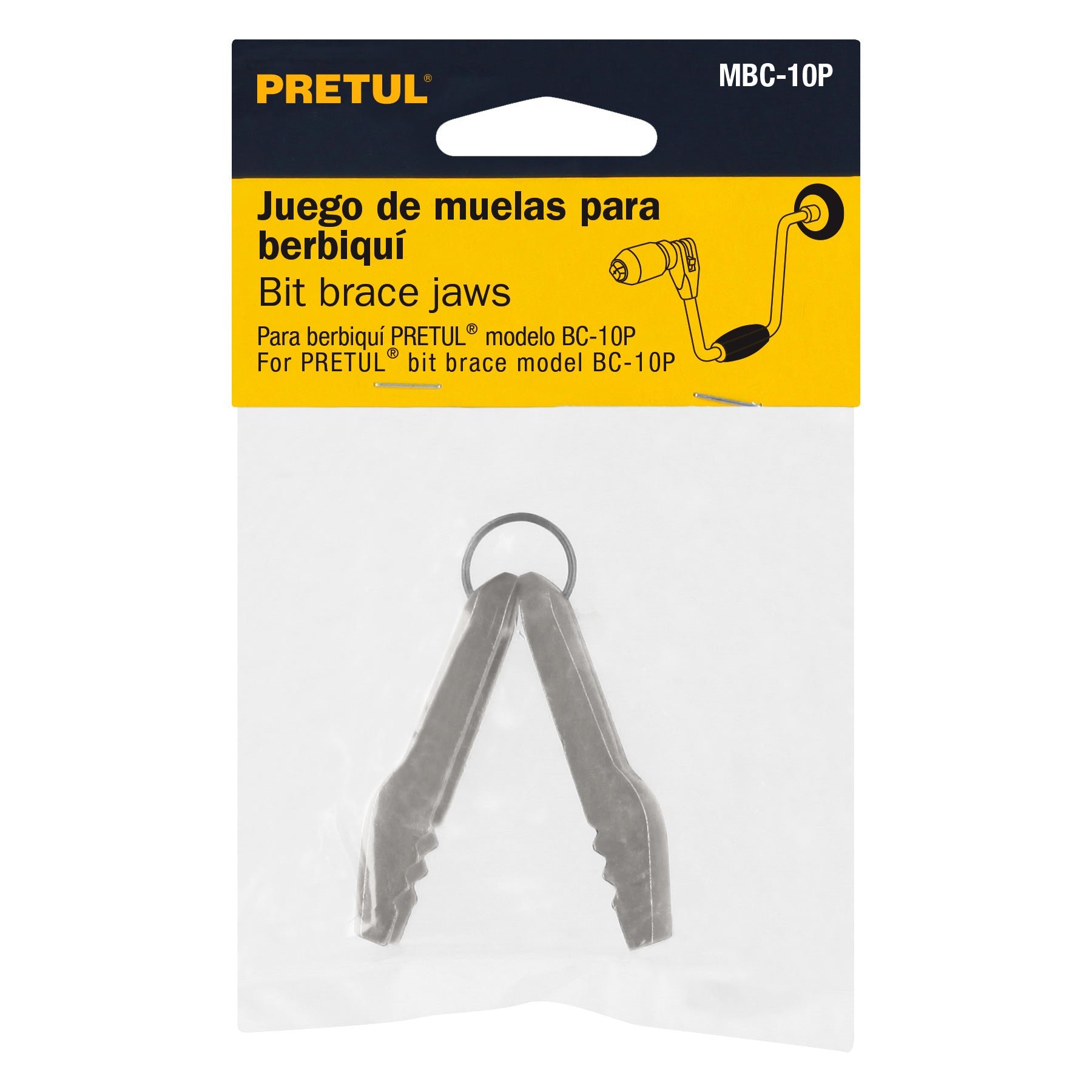 Muelas para berbiquí, 12', Pretul MBC-10P 27110 MM00