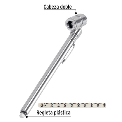 Calibrador de presión 50 psi, cabeza doble, Pretul MEA-50DP 20182 MM00