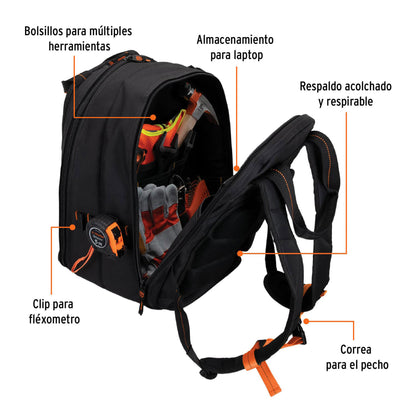 Mochila Portaherramientas, Truper Expert MOHE-17 101281 MM0