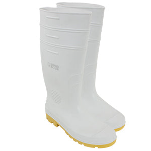 BOTA SANITARIA BLANCA, DE PVC, TALLA 10