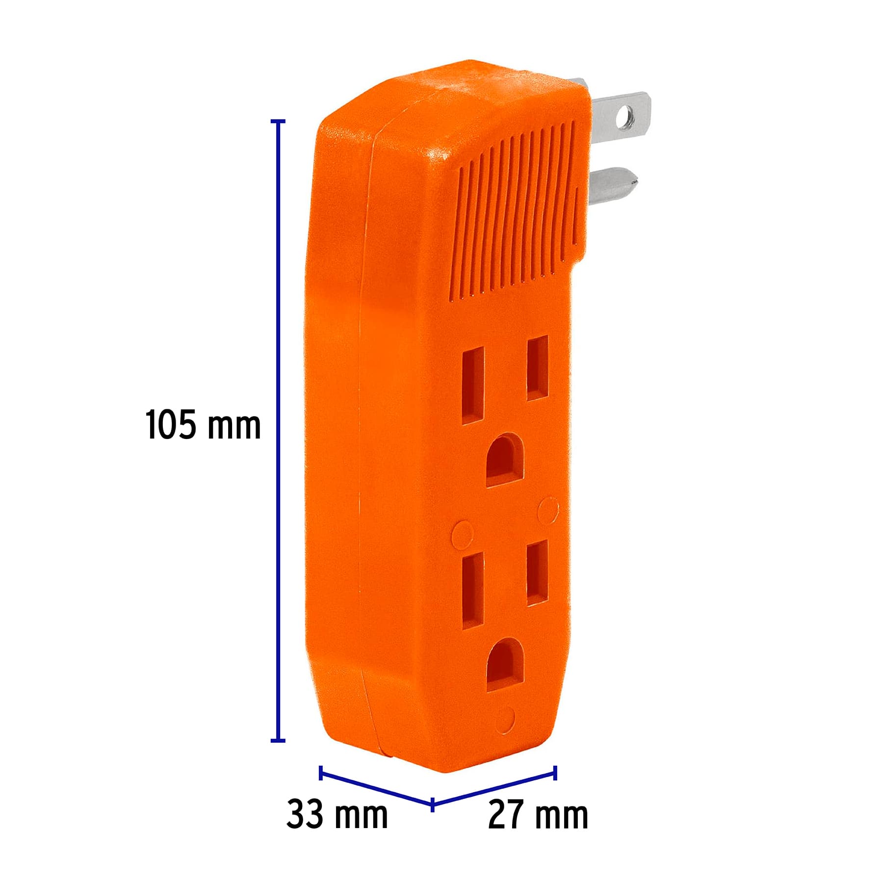 Multicontacto triple aterrizado, tipo 'F' reforzado, Volteck MUL-350 46803 MM00